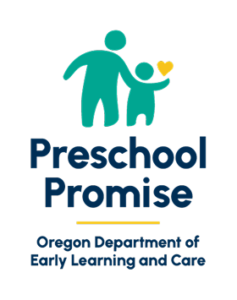 Preschool Promise logo, Oregon Department of Early Learning and Care
